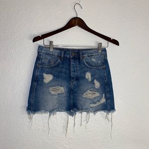 cute jean skirt